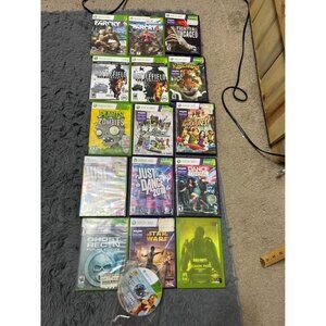 Lot Of 16 Xbox 360 Games Includes Kinect & Regular Games